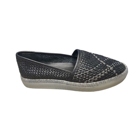 Free People Women's Santorini Slip-On Sneaker Black Combo Shoes Size 8 US 38 EUR - Picture 2 of 7